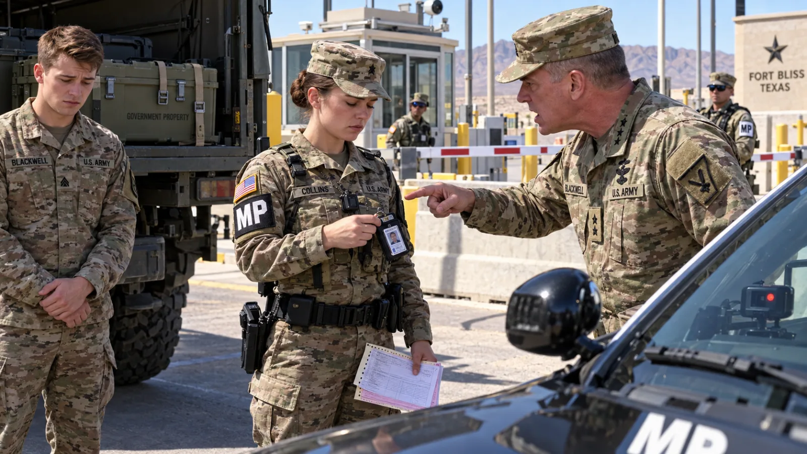 17. A Colonel Took My Badge for Stopping His Son's Truck—Then the Dashcam Was Still Recording