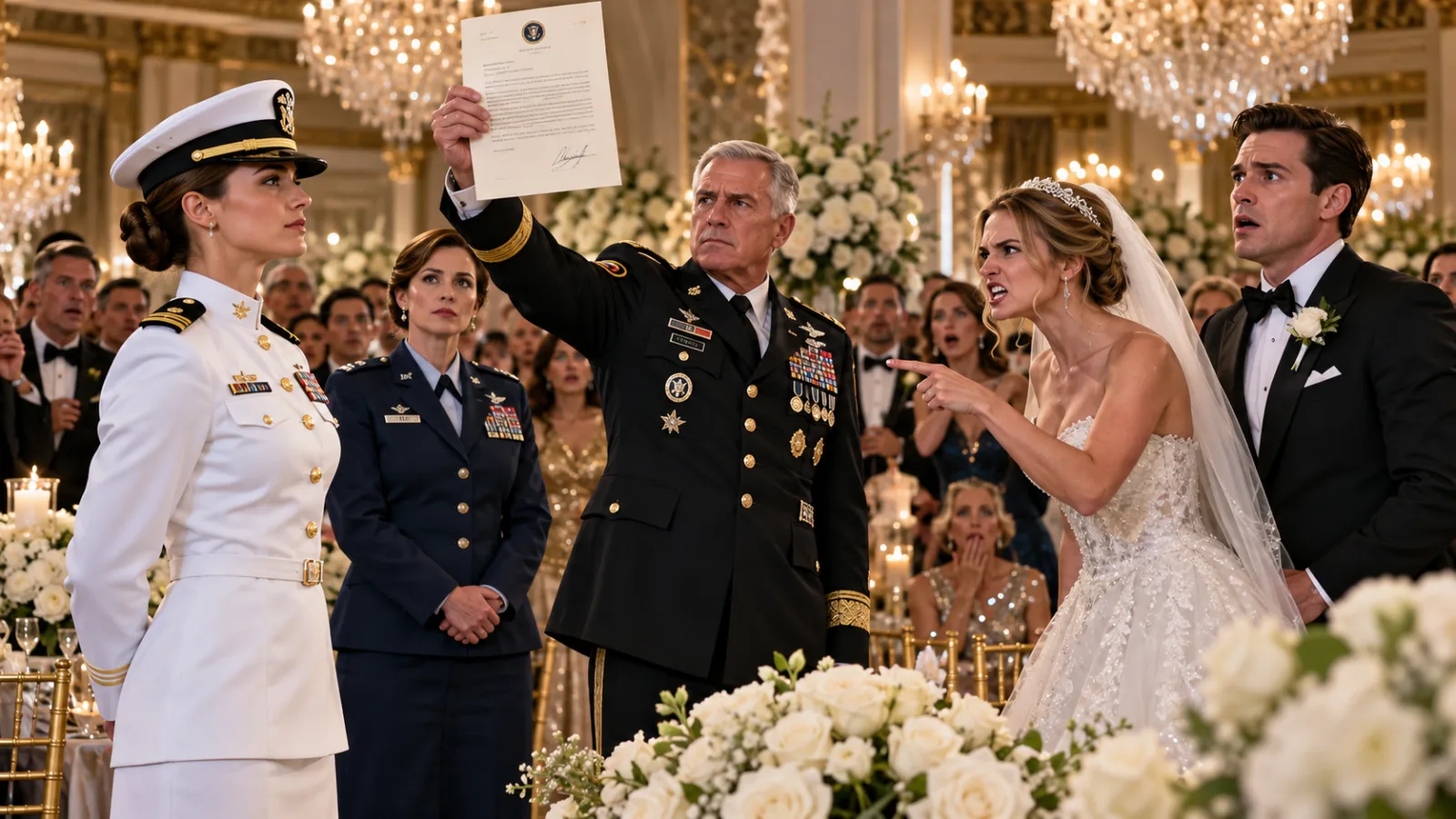 THE BRIDE CALLED HER NAVY SISTER A DISGRACE—THEN A GENERAL OPENED THEIR MOTHER'S LAST LETTER