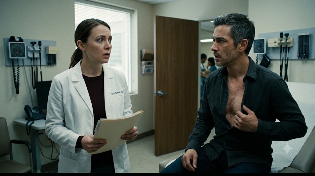 20 HE UNBUTTONED HIS SHIRT AT MY CLINIC—THE SCAR REVEALED WHO HE WAS