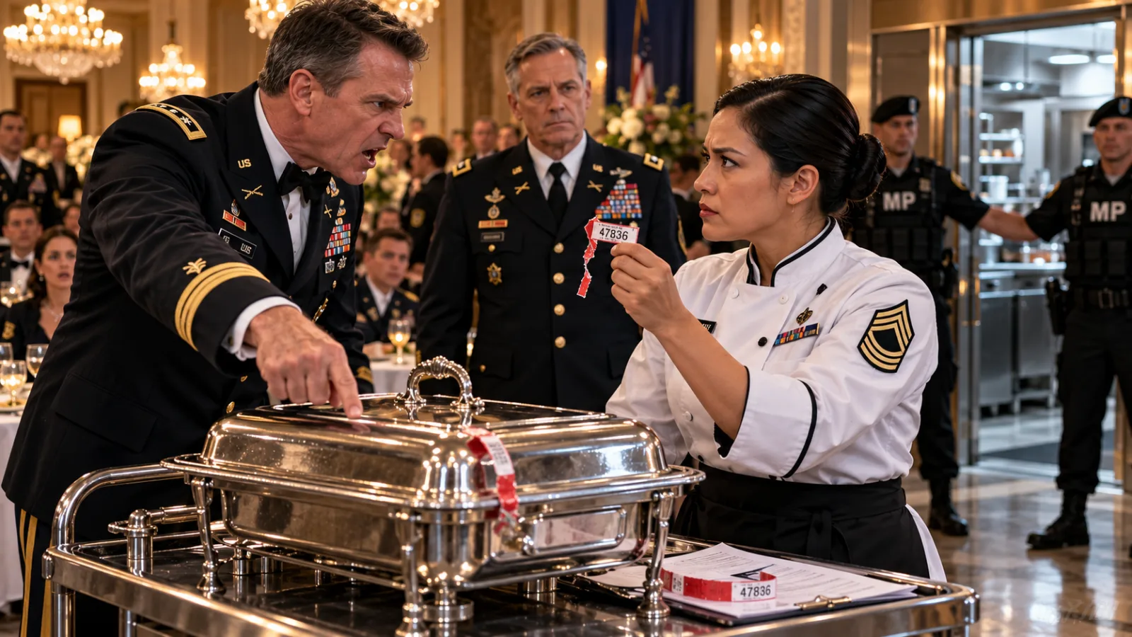 24 My Colonel Ordered Me To Serve A Tampered Tray To A Gold Star Mother — He Didn't Know I'd Kept The Seal He Broke