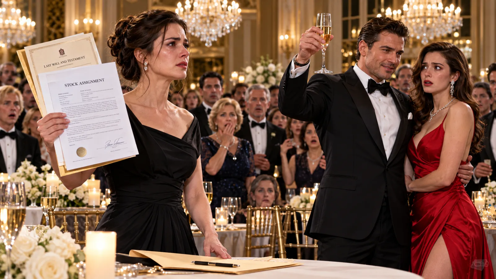 25. AT OUR ANNIVERSARY, HE TOASTED HIS MISTRESS—THEN I REVEALED I OWNED 51%