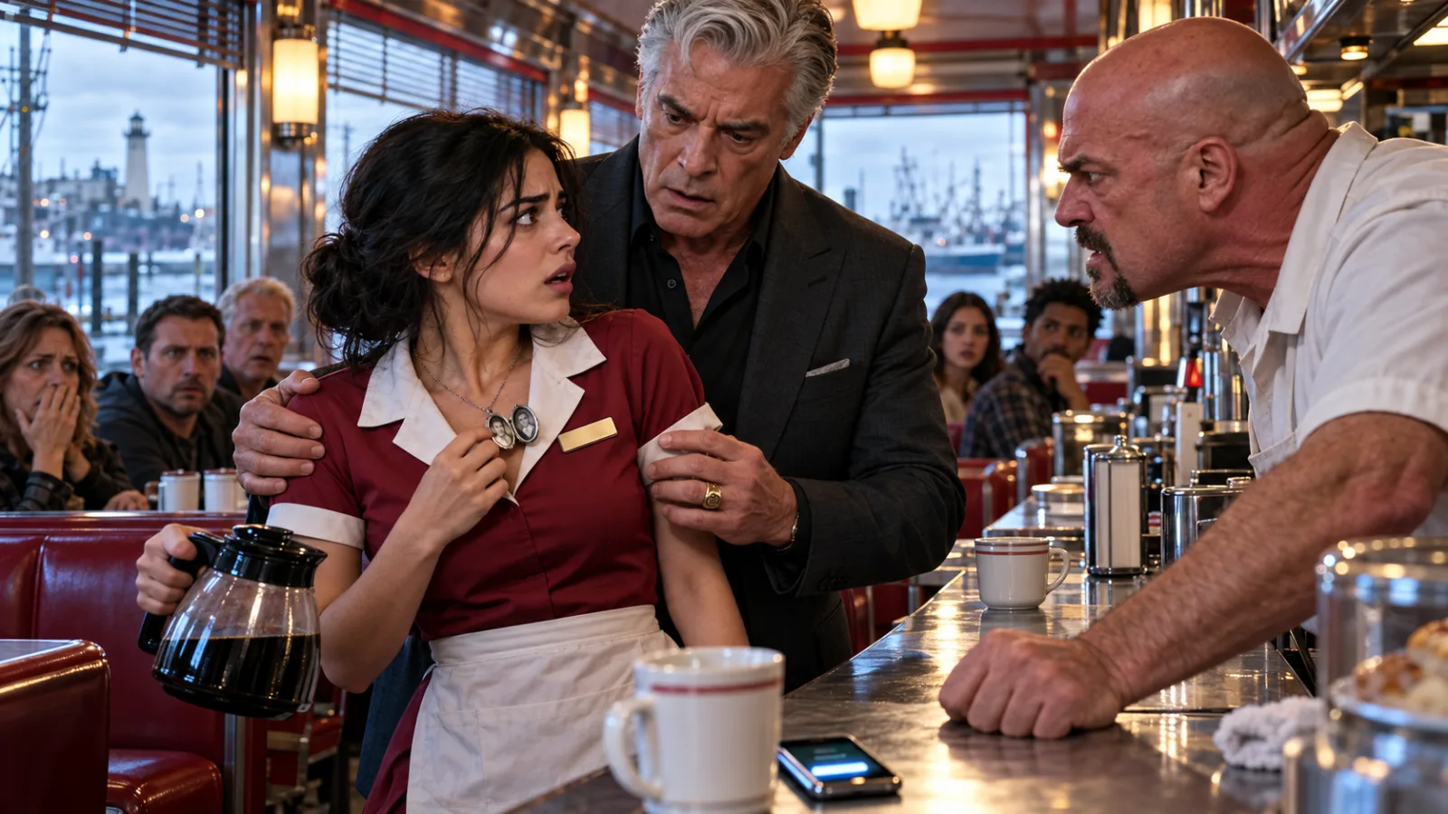 AT BREAKFAST, MY BOSS CALLED ME A THIEF—HE DIDN’T KNOW THE SILVER-HAIRED STRANGER WAS MY GRANDFATHER