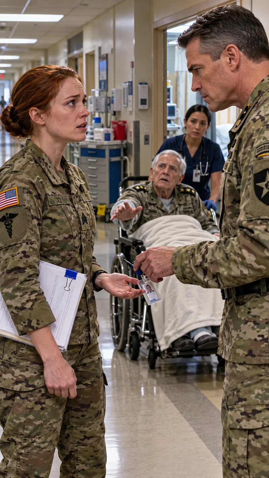  5. A Colonel Took My Badge for Reporting Missing Hospital Records—Then the Wounded General Whispered My Name