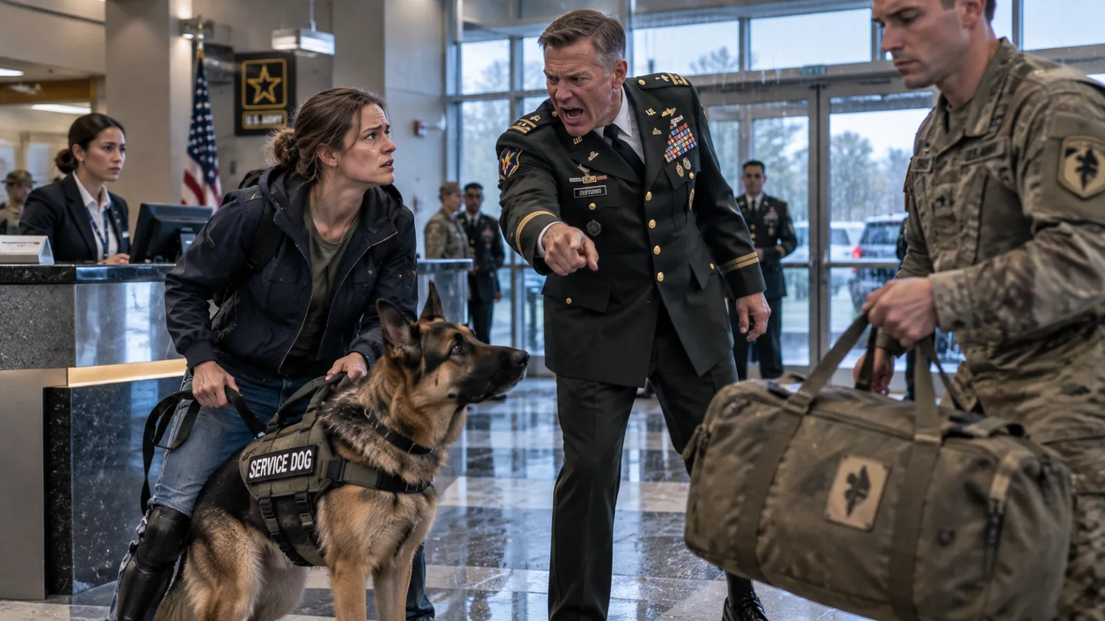 8. A Colonel Ordered My Service Dog Off Base—Then Ranger Recognized My Dead Husband's Bag