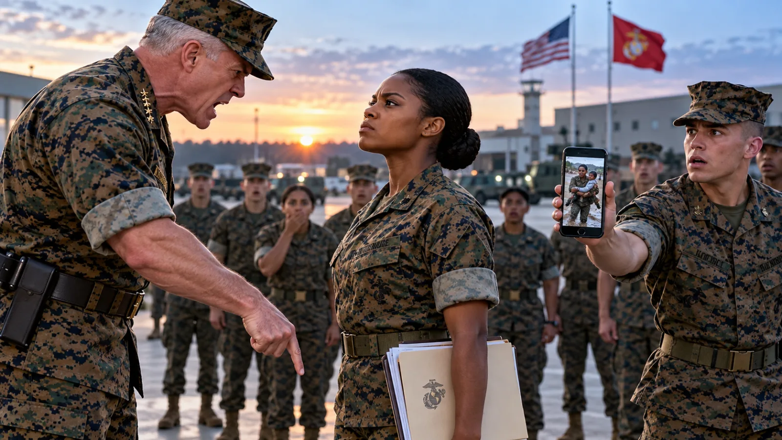 A Colonel Humiliated a Marine in Front of Her Platoon—Then a Phone and One Cropped Photograph Exposed His Story