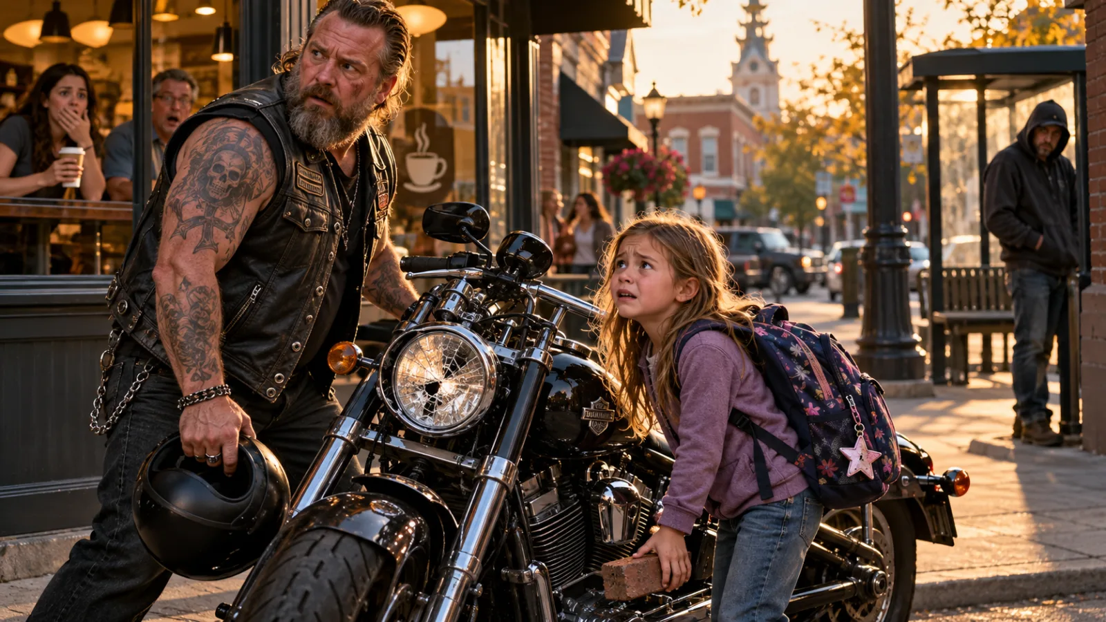 SHE BROKE MY HARLEY SO I WOULD STAY