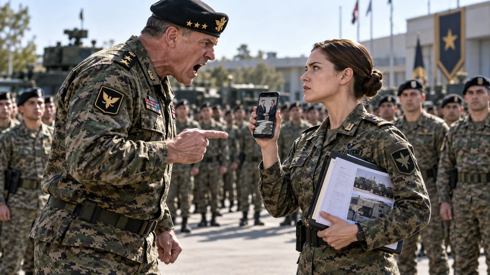 THE MESSAGE ON THE PARADE GROUND An Eighteen-Chapter American Military Drama