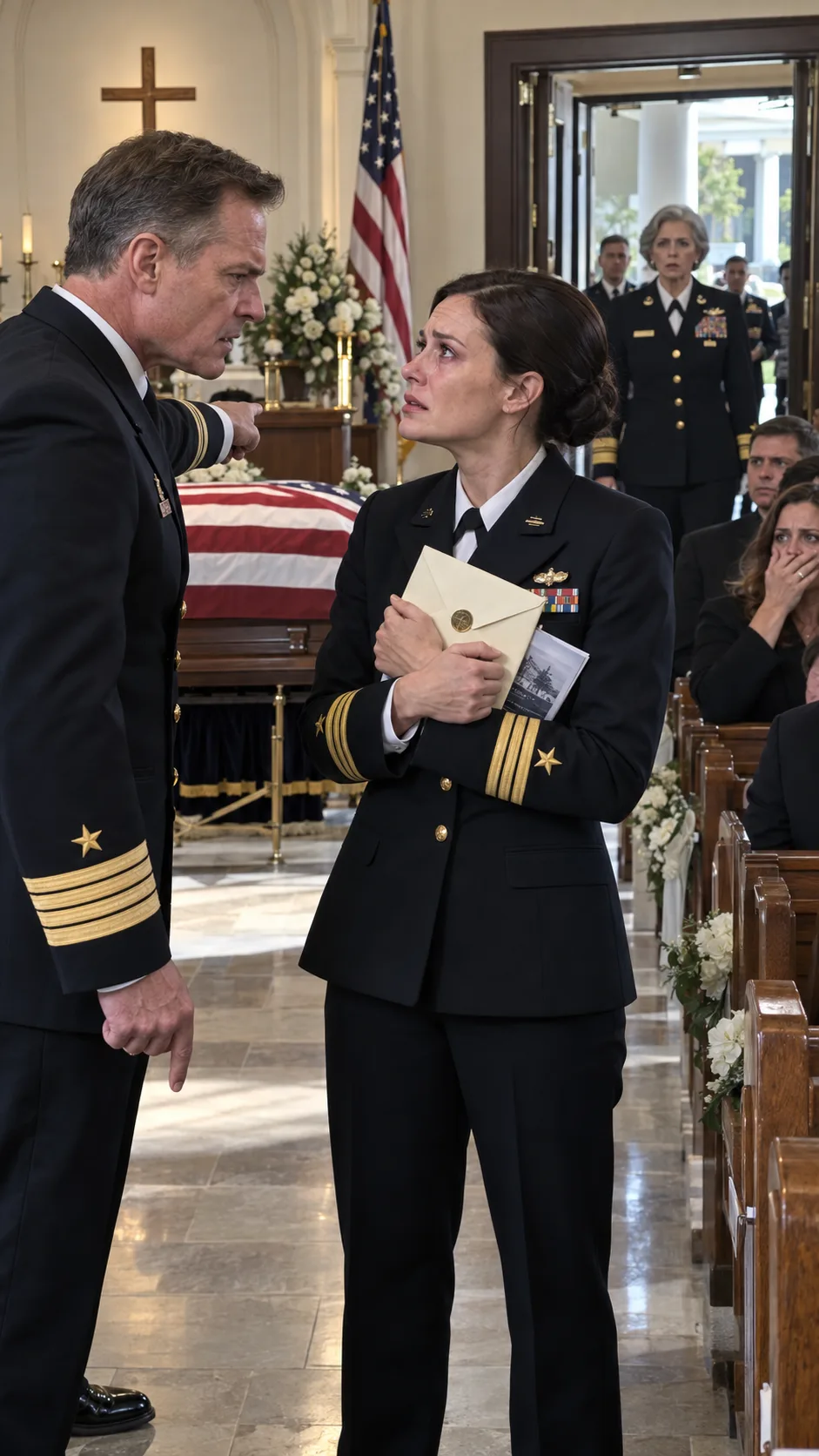  3. At My Father's Navy Funeral, a Captain Called Him a Disgrace—Then an Admiral Recognized His Sealed Envelope