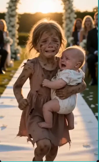 THE BRIDE SCREAMED, “GET HER OUT!” — THEN THE CHILD POINTED AT THE GROOM