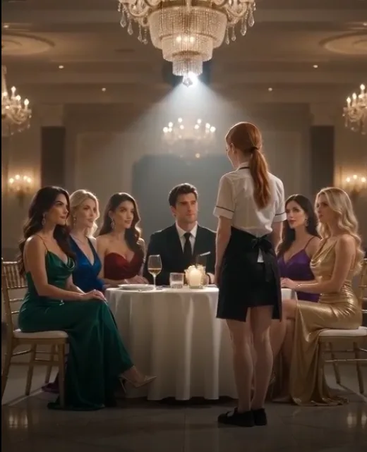 FIVE RICH WOMEN COMPETED FOR THE MAFIA BOSS — THEN HE CHOSE THE WAITRESS SERVING THEIR CHAMPAGNE