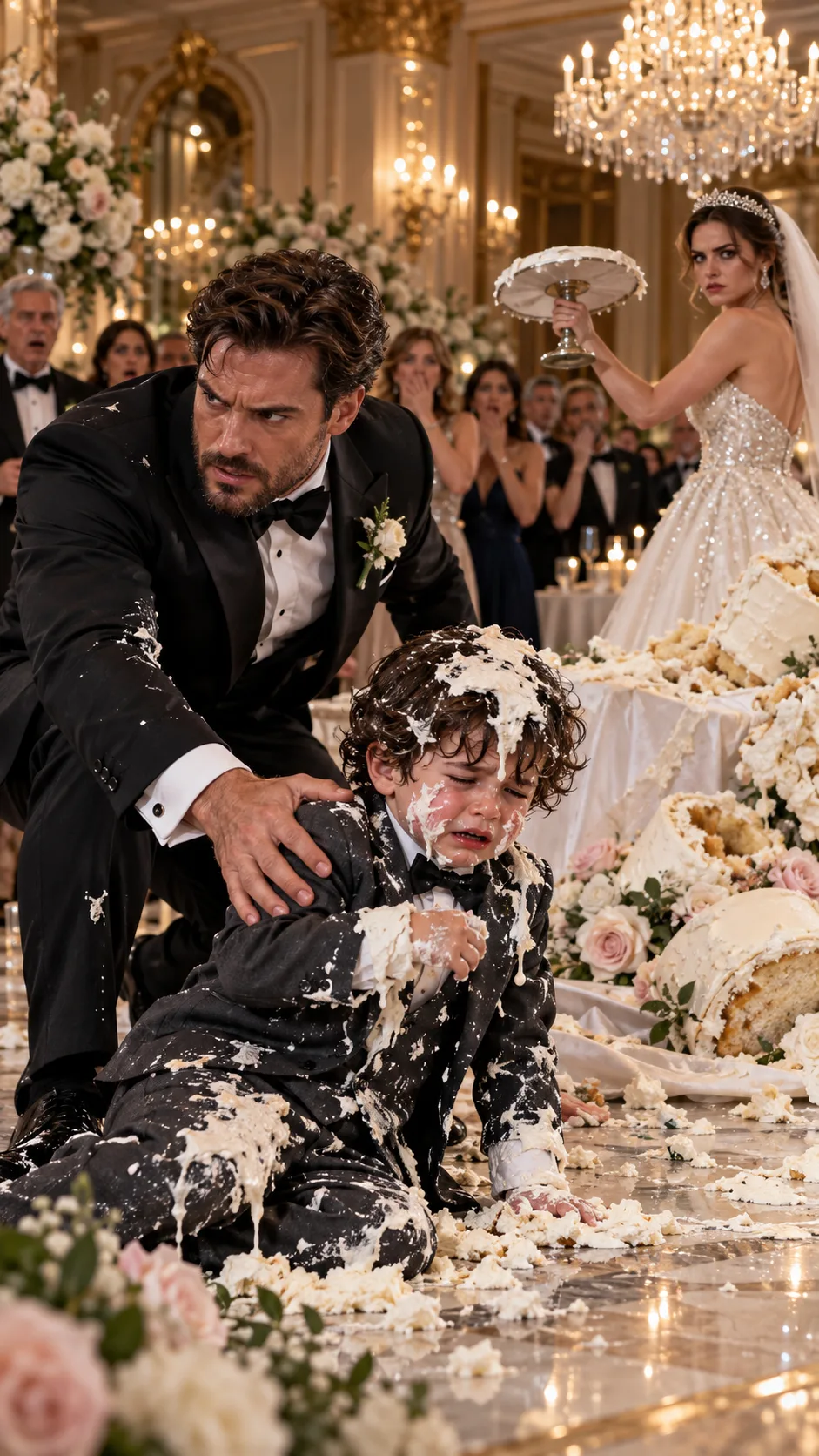 MY BRIDE DUMPED WEDDING CAKE ON MY 4-YEAR-OLD SON—THEN I DISCOVERED WHY SHE WANTED HIM GONE.