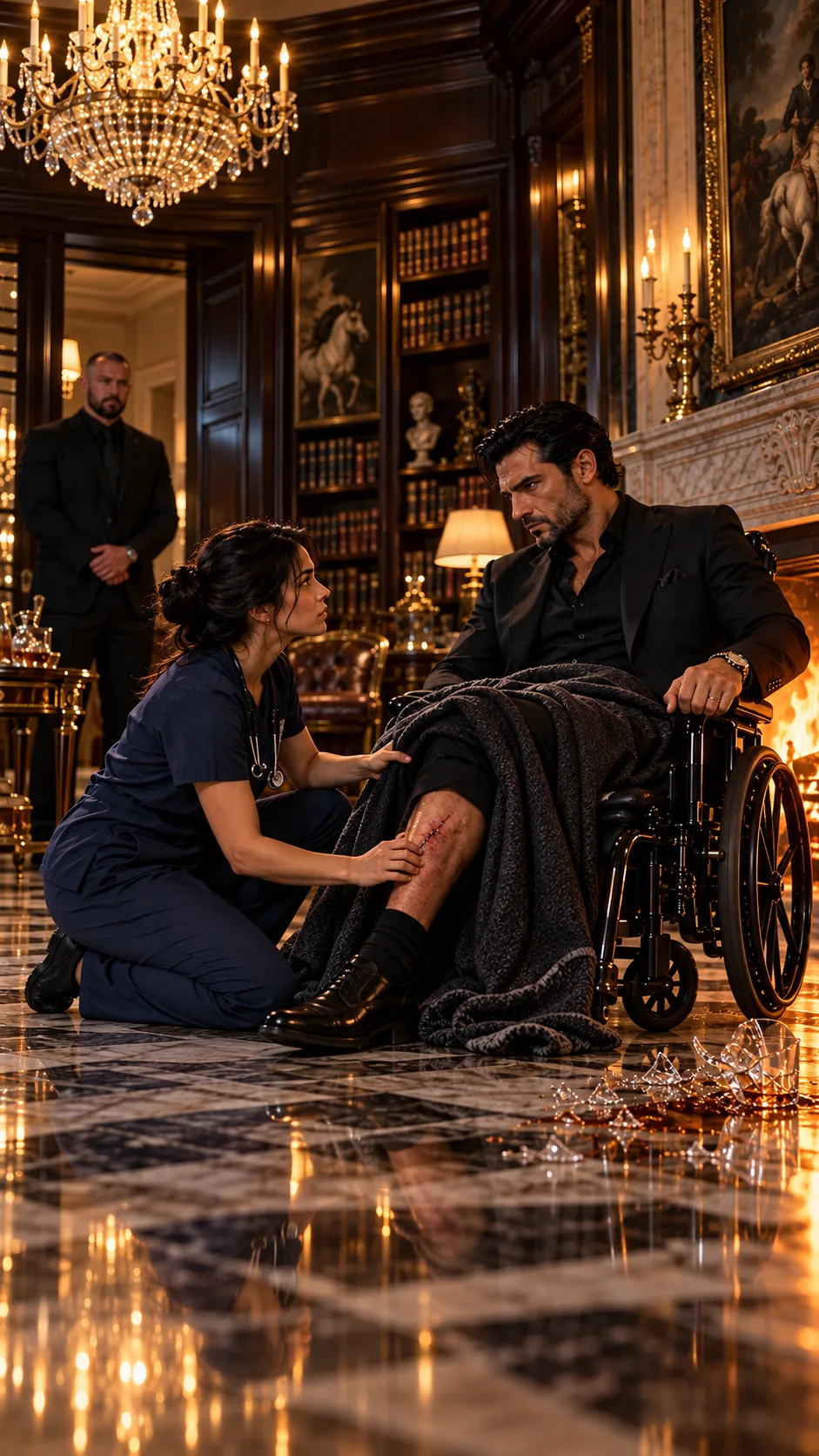 Four Nurses Were Too Afraid to Touch the Mafia Boss's Legs—But When a Young Caregiver Lifted His Blanket, She Discovered a Secret His Own Family Had Been Hiding for Eight Months. 😱💔