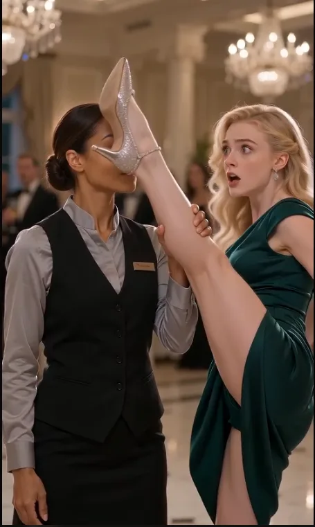 The Ballroom Cameras Went Dark—Then the Maid Caught Her Ankle and Said, “Those Aren’t the Only Cameras in This Room”