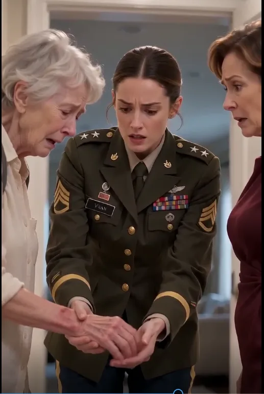 **I Came Home Early From the Pentagon and Found My 67-Year-Old Mother Bruised and Terrified—Then My 2-Year-Old Son Whispered, “Mommy, Don’t Let Daddy Know What Grandma Found in the Basement…”**