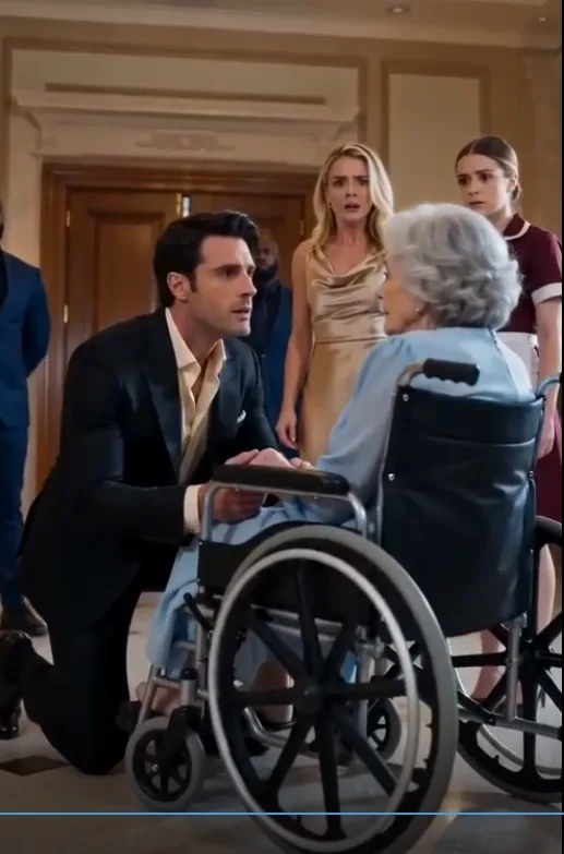 **A Rich Woman Tried to Slap an Elderly Woman in a Wheelchair—But She Had No Idea Who Was Watching From Behind the Marble Columns.**