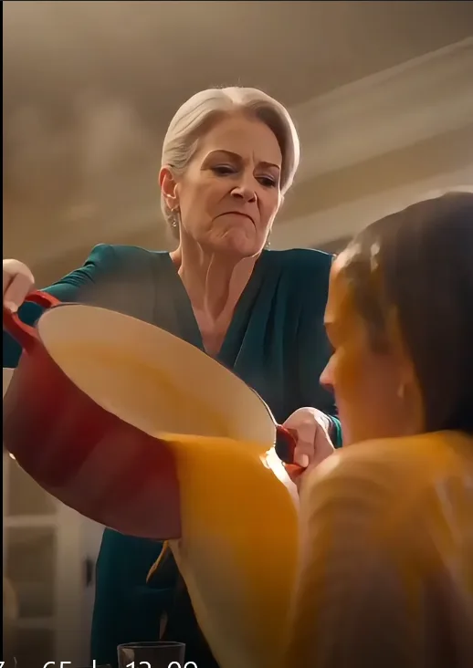 My Mother-in-Law Slapped Me and Spilled Burning-Hot Soup on Me at Christmas Dinner—My Husband Blamed Me, Until I Called My Father and He Said, “Put Me on Speaker!”