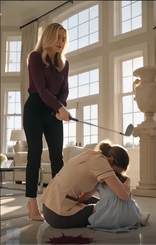 My Son Came Home Early With a Gift for His Daughter—Then Froze When He Saw His Wife Kicking Me as I Shielded His Little Girl!