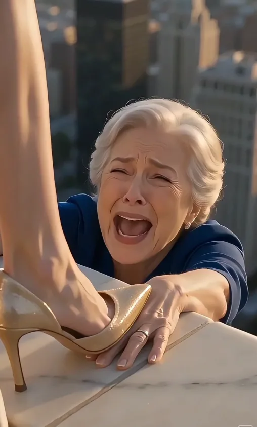 **Just 2 Hours After Their Wedding, a Billionaire Saw His Bride Push His 70-Year-Old Mother Off a 70-Story Rooftop—Then a Young Waitress Did the Unthinkable!**