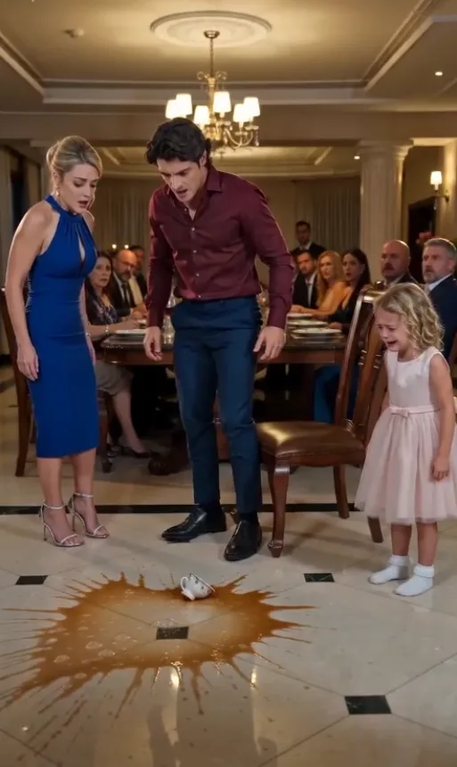 Dad, Don’t Drink It—A Six-Year-Old Knocked the Tea From Her Father’s Hand, and the Foam Exposed a Family Secret