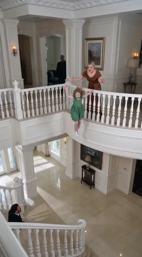My Fiancée Said My Daughter “Slipped” Near the Stairs—Then the Security Footage Exposed What She Really Did