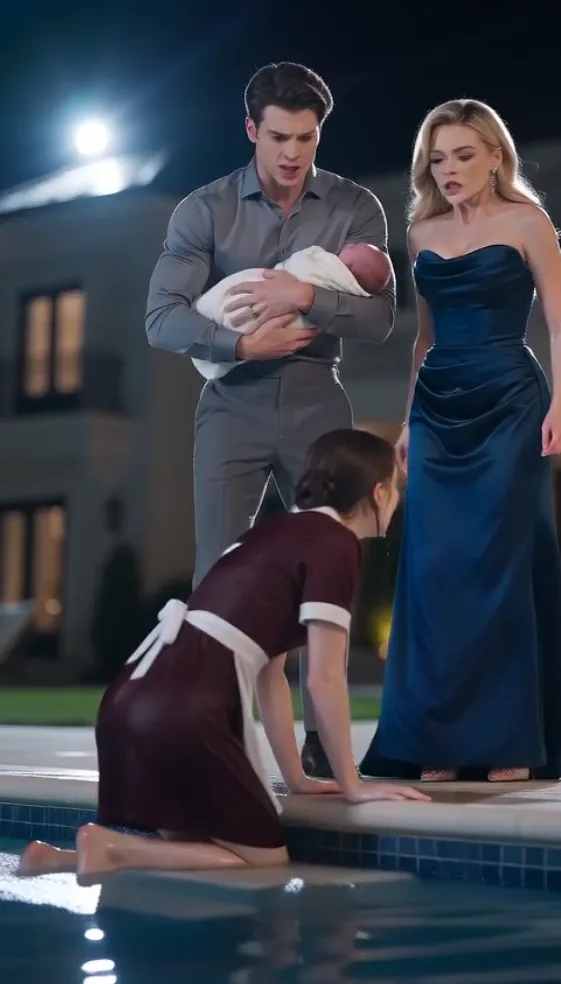 She Jumped Into the Pool to Save His Baby—Then the Woman in Green Accused Her of the Unthinkable