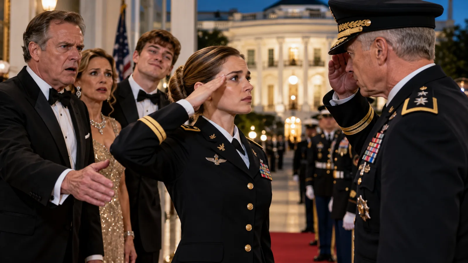 “My Father Disowned Me for 26 Years—Then a Four-Star General Saluted Me at the White House, and Dad Went Pale!”