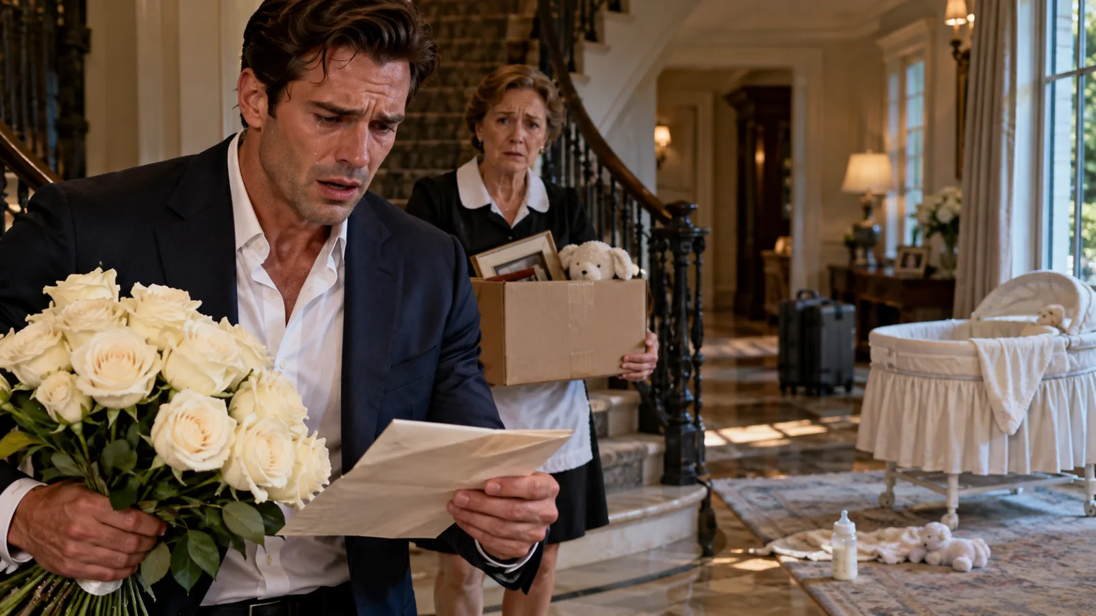 I Came Home With Roses After 9 Days With My Mistress—But My Wife and Newborn Son Were Gone. The Envelope She Left Destroyed Me.