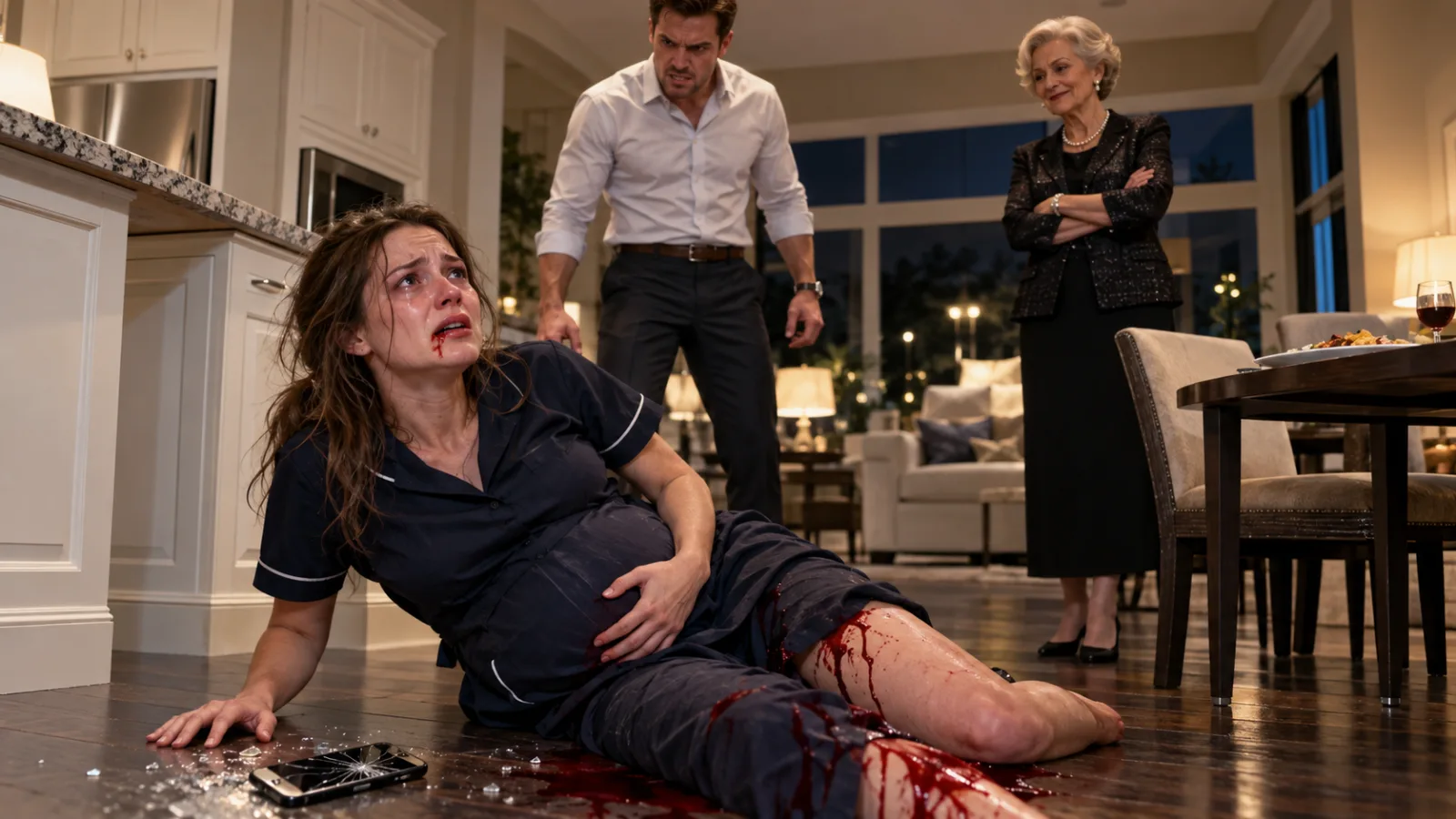 My Husband Slapped Me While I Was 7 Months Pregnant and Left Me Bleeding—Then He Laughed When I Called My Father, Until He Heard Who Answered...