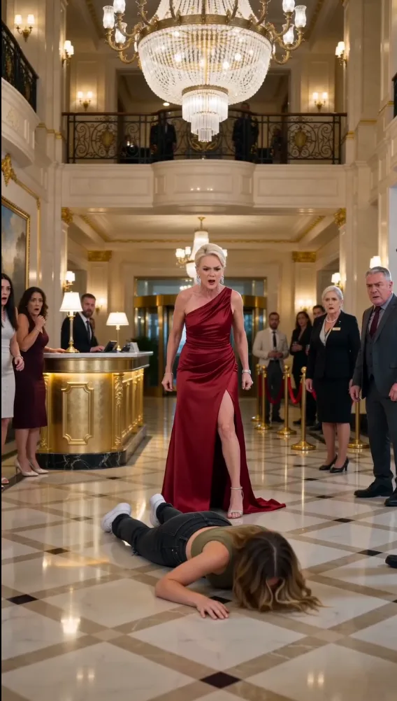 She Was Humiliated on a Marble Floor by the Rich… Then the Hotel Manager Revealed Her Secret Identity