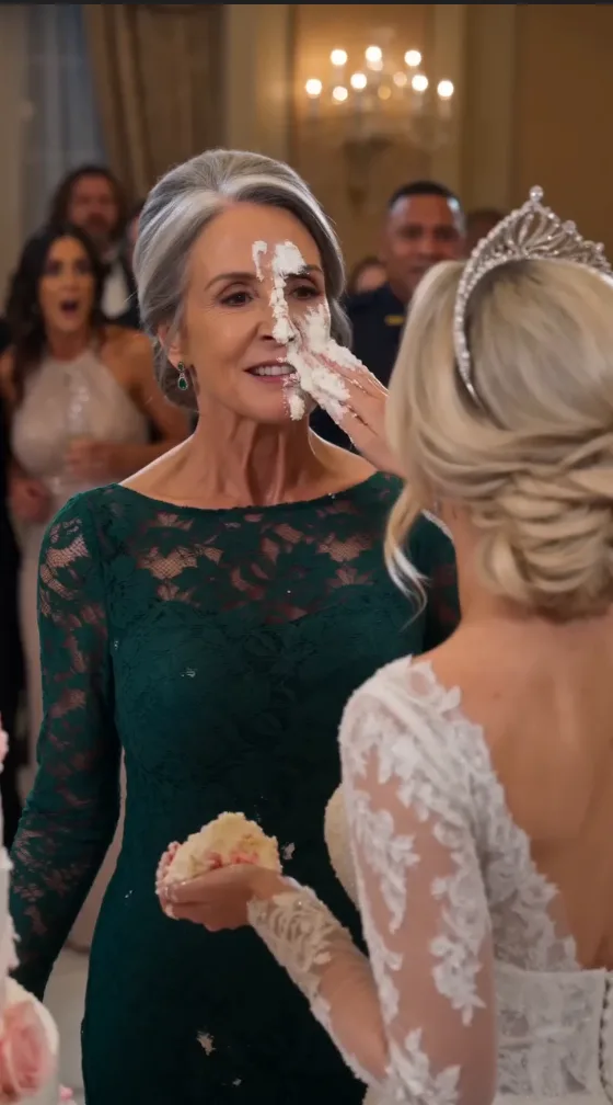 My 43-Year-Old Son Laughed as His Bride Smeared Wedding Cake Across My Face—Until the Hotel Manager Walked Past Them Both and Asked, “What Are Your Orders, Ma’am?” 😱💔