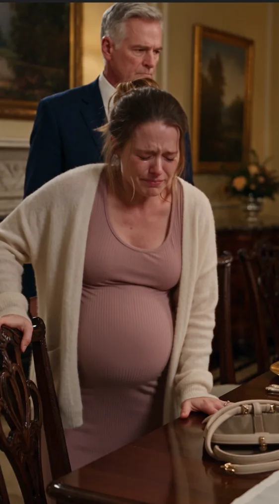 My Water Broke at Family Dinner—Mom Laughed, “That’s Not Our Grandchild!” A Week Later, She Came Begging at My Door.
