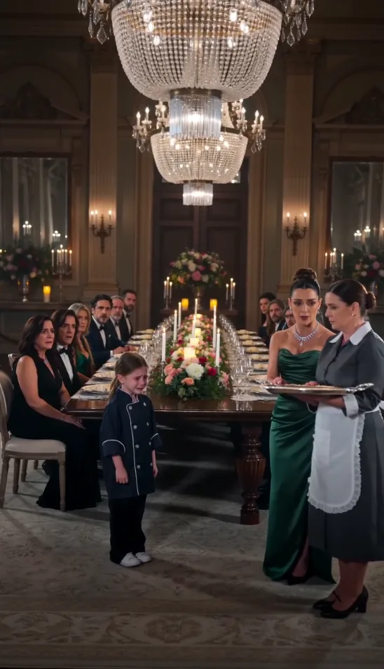 The Mafia Boss’s Fiancée Made His Daughter Serve Dinner—Then She Asked, “Daddy, Do I Still Have a Home?”