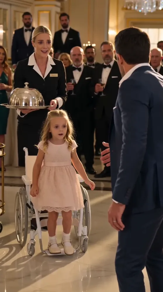 **The Billionaire's Daughter Had Never Walked—Until She Ran to a Waitress and Whispered, “Don't Tell Daddy Yet.”**