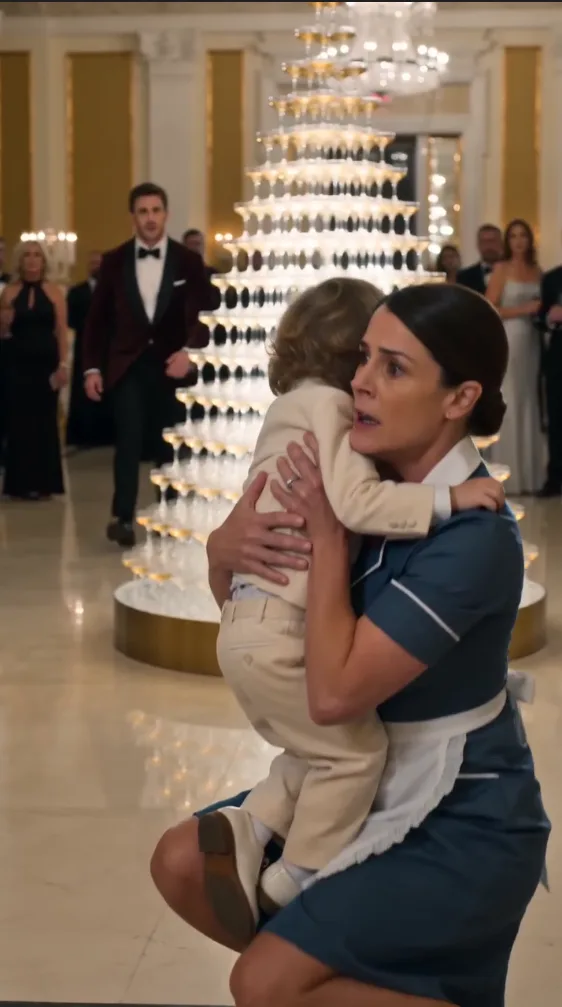 The Maid Saved a Billionaire’s 5-Year-Old Son From a Falling Glass Tower—Then He Pointed at the Woman Who Did It  Copy title