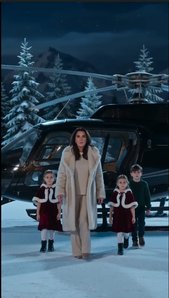 My Ex-Husband Abandoned Me While I Was Pregnant—8 Years Later, I Arrived at His Christmas Dinner in a Helicopter With Our Four Children, and His Entire Family Went Silent! 😱💔