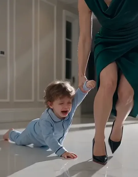 “She Blamed the Maid for Hurting His Son — Then the Security Camera Turned Back On”