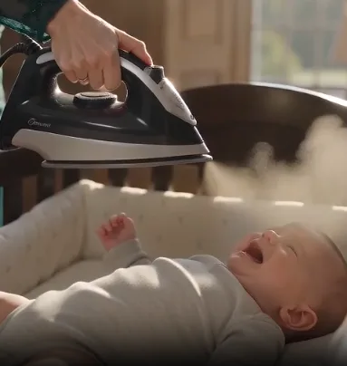 She Held a Hot Iron Over the Baby’s Crib—Then His Father Checked the Camera