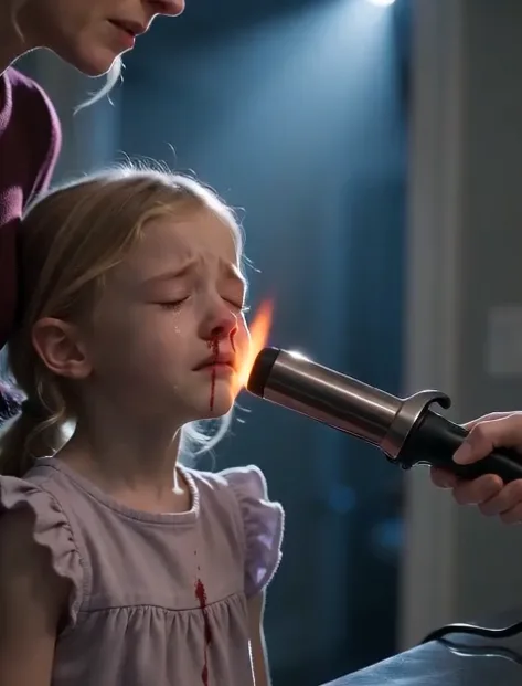 The Maid Found Her Holding a Hot Straightener to the Girl’s Hair—Then Lily Broke Her Silence
