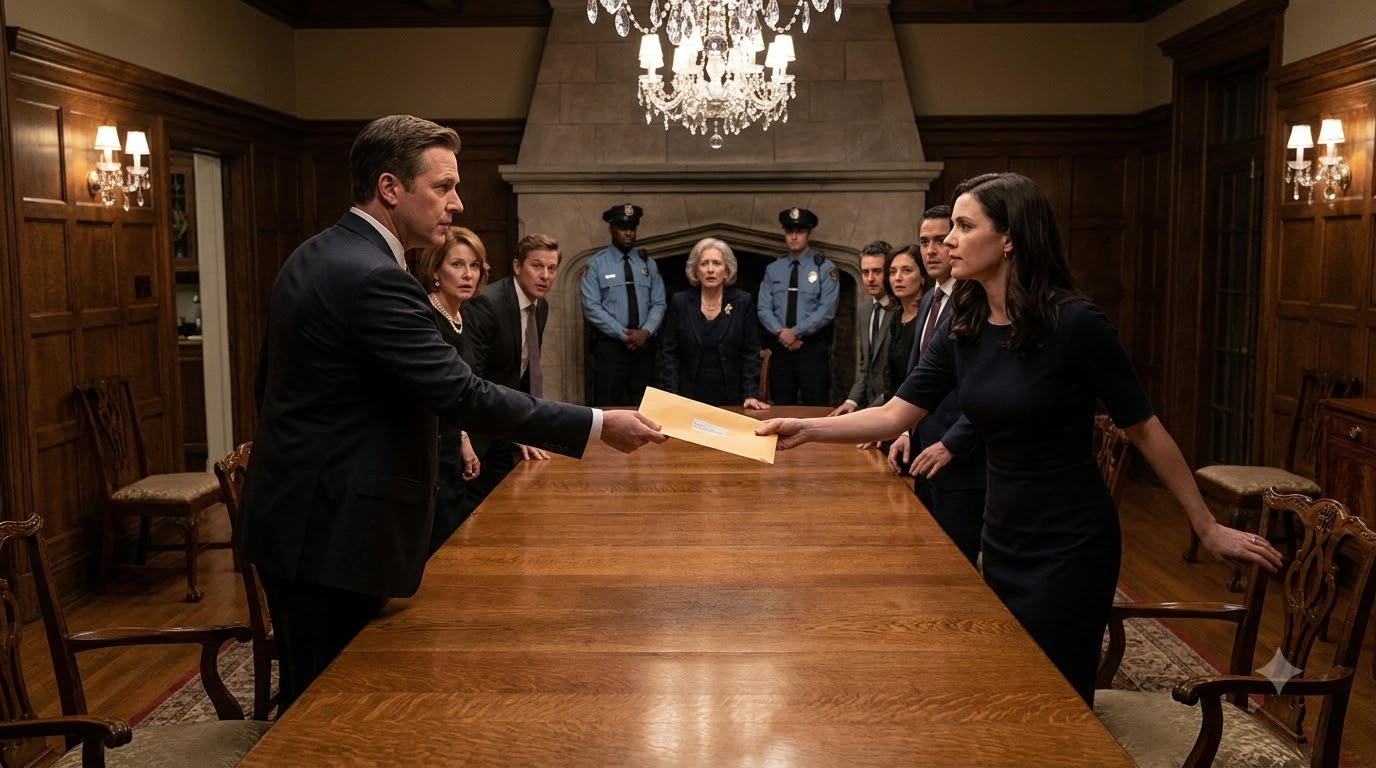 MRS. ALDEN CALLED CLARA A “PENNILESS GOLD DIGGER” BEFORE THE ENTIRE FAMILY—THEN A SEALED ENVELOPE ARRIVED AND EVERYONE AT THE TABLE STOOD UP.
