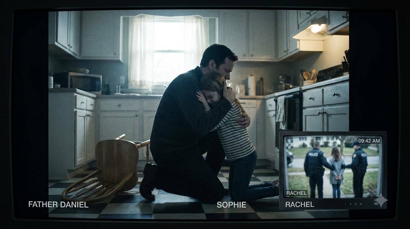 I heard my five-year-old daughter screaming in the kitchen—then I ran in and saw my wife dragging her across the floor by her hair.