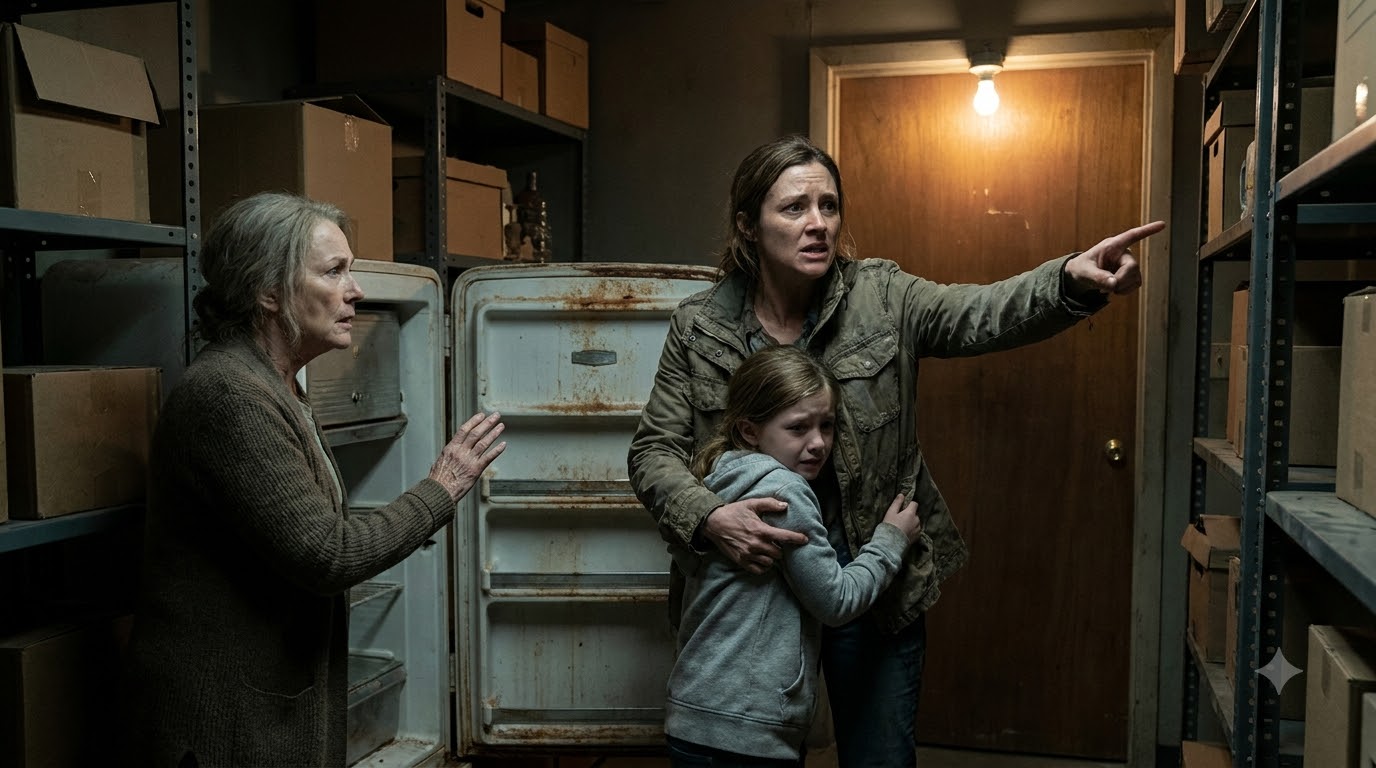 I heard my daughter screaming from the storage room—then found my mother-in-law forcing her into an old refrigerator.