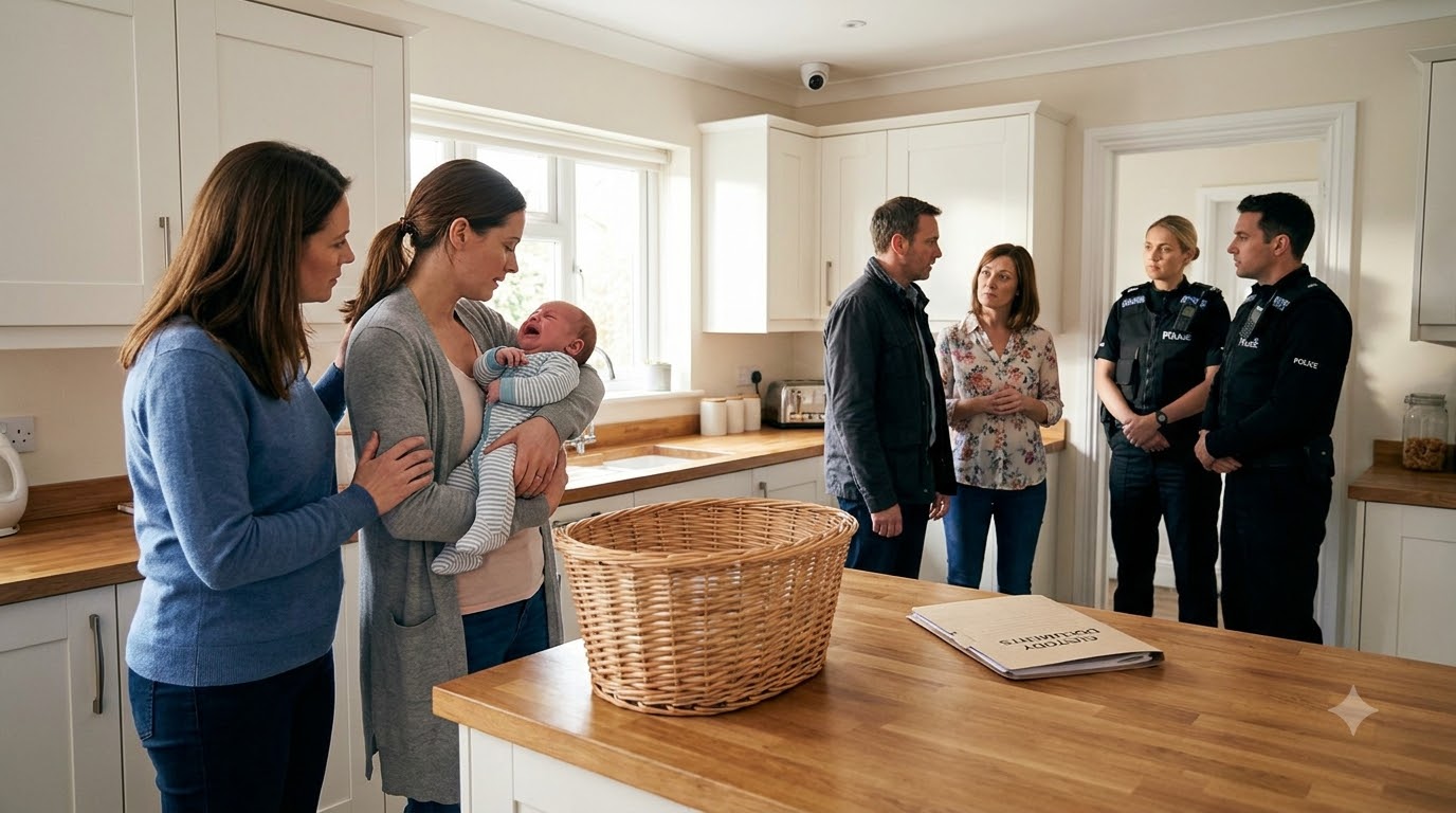 My mother-in-law threw my four-week-old son into the trash because he wouldn’t stop crying.