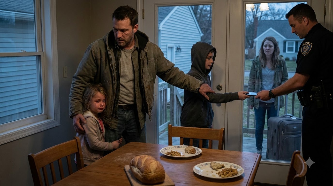 I caught my wife starving my five-year-old daughter while feeding her own son, but after my stepson exposed her secret custody plan, I threw Vanessa out and gave police every recording.