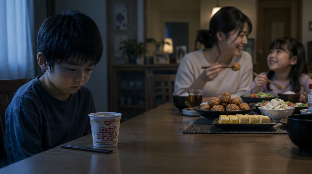 奪われた食卓で、父が残した赤い光