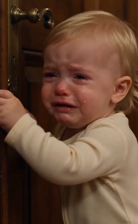 Baby banged on the basement door to save their mother, as she had never left that place.