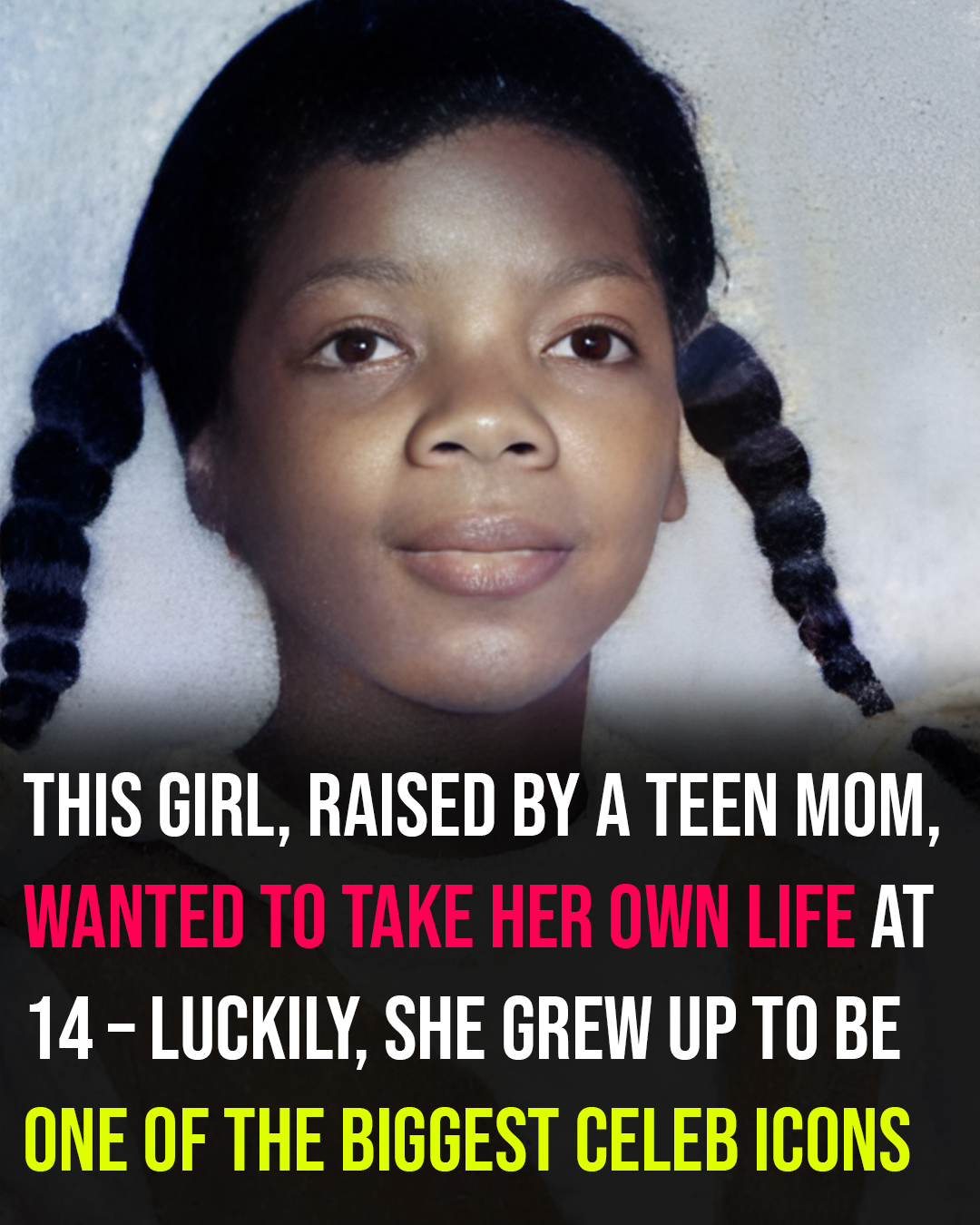 Oprah Winfrey gave birth to a baby boy when she was 14 but never felt like it was hers