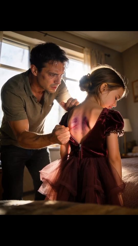 My 8-Year-Old Daughter Texted Me “Dad, can you help me with my zipper? Please come to my room. Just you. Close the door” —What I Saw on Her Back Made Me Grab Her and Leave Immediately