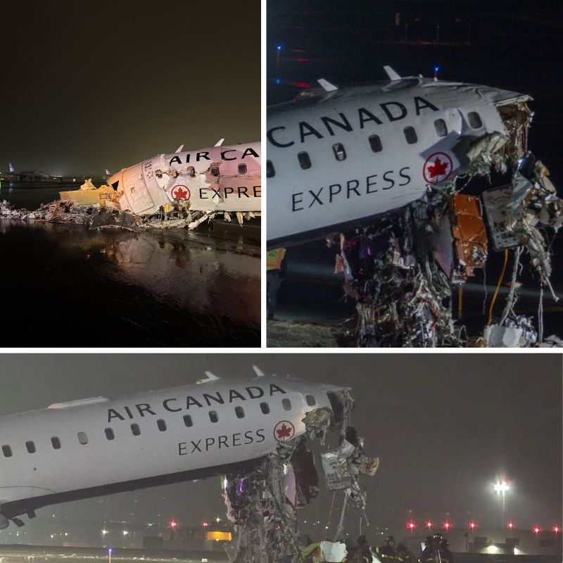 2 pilots killed as plane and fire-rescue truck collide at New York's LaGuardia Airport