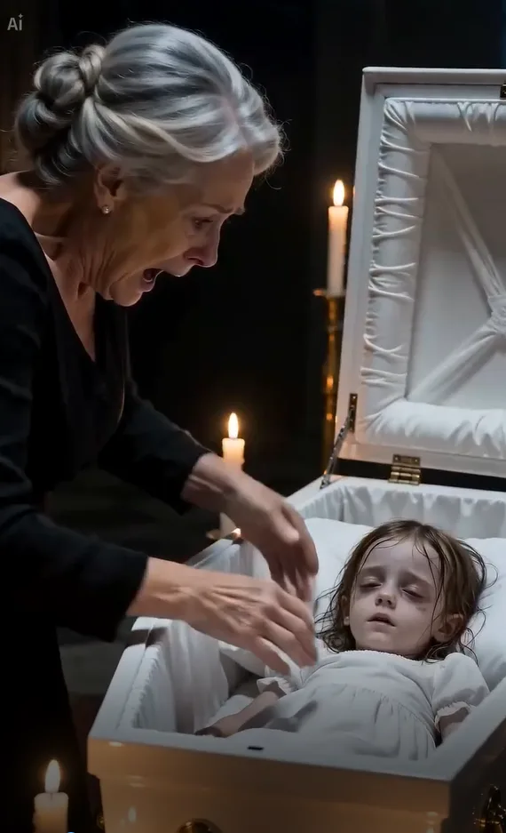 At my 6-year-old granddaughter's funeral, I leaned over her casket to say a final goodbye. Then I heard a faint, desperate scrape from inside.