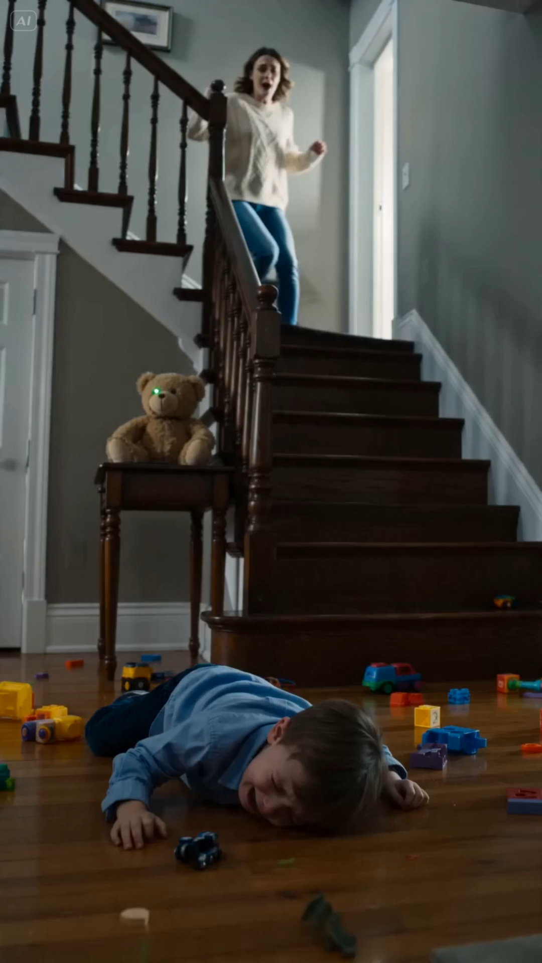 THE BABYSITTER SAID THE TODDLER “FELL DOWN THE STAIRS AGAIN” — BUT THE TEDDY BEAR CAMERA RECORDED WHAT SHE REALLY DID (PART 1)